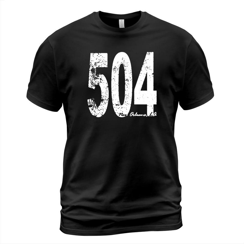 Vintage New Orleans Area Code 504 T-Shirt T-Shirt Unisex