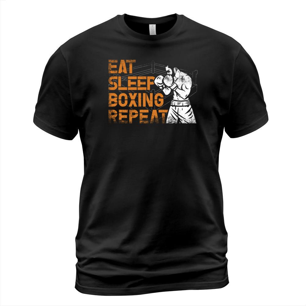 Boxing Vintage Eat Sleep Boxing T-Shirt Unisex