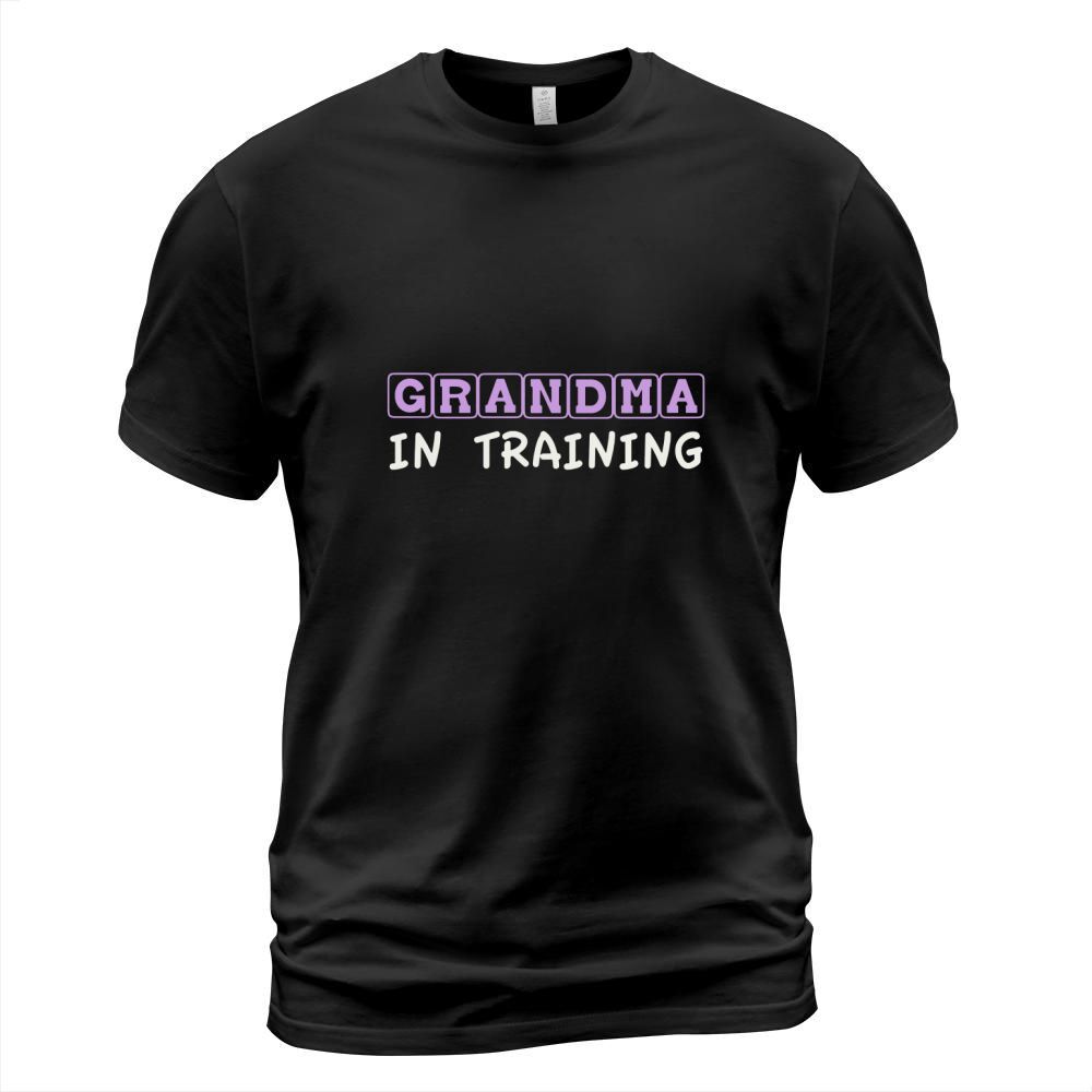 Grandma In Training Tshirt Baby Announcement Tee T-Shirt Unisex