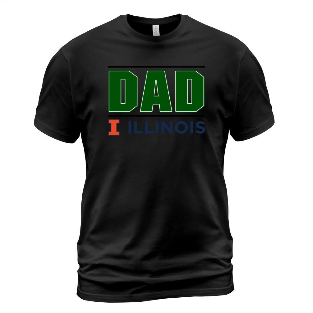 University Of Illinois At Urbana Champaign Proud Dad Parents Day 2020 T-Shirt Unisex