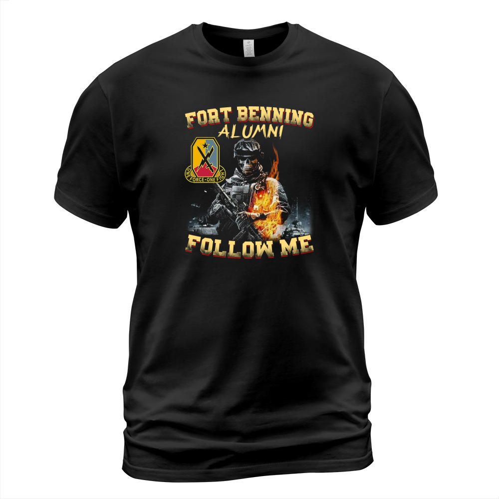 Fort benning Alumni Follow me T-Shirt Unisex