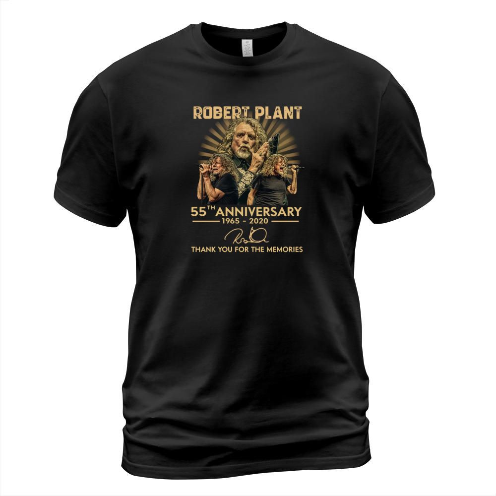 55th anniversary 1965-2020 Robert Plant signature shirt T-Shirt Unisex