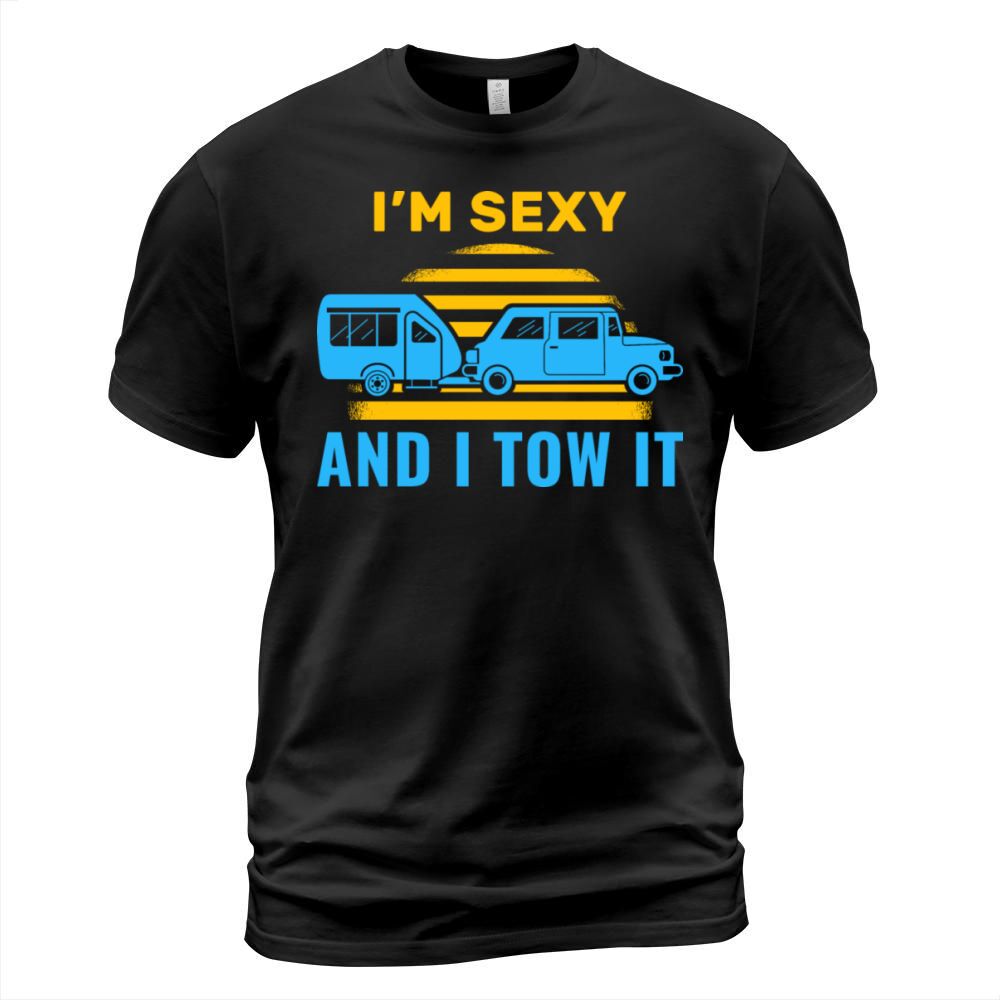 Sexy Vintage Towing Trailer Camp T-Shirt Unisex