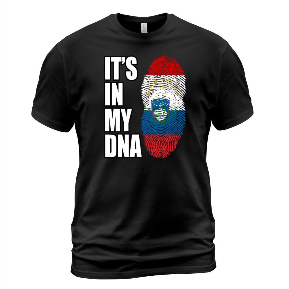Tajikistani And Slovenian Vintage Heritage DNA Fla T-Shirt Unisex