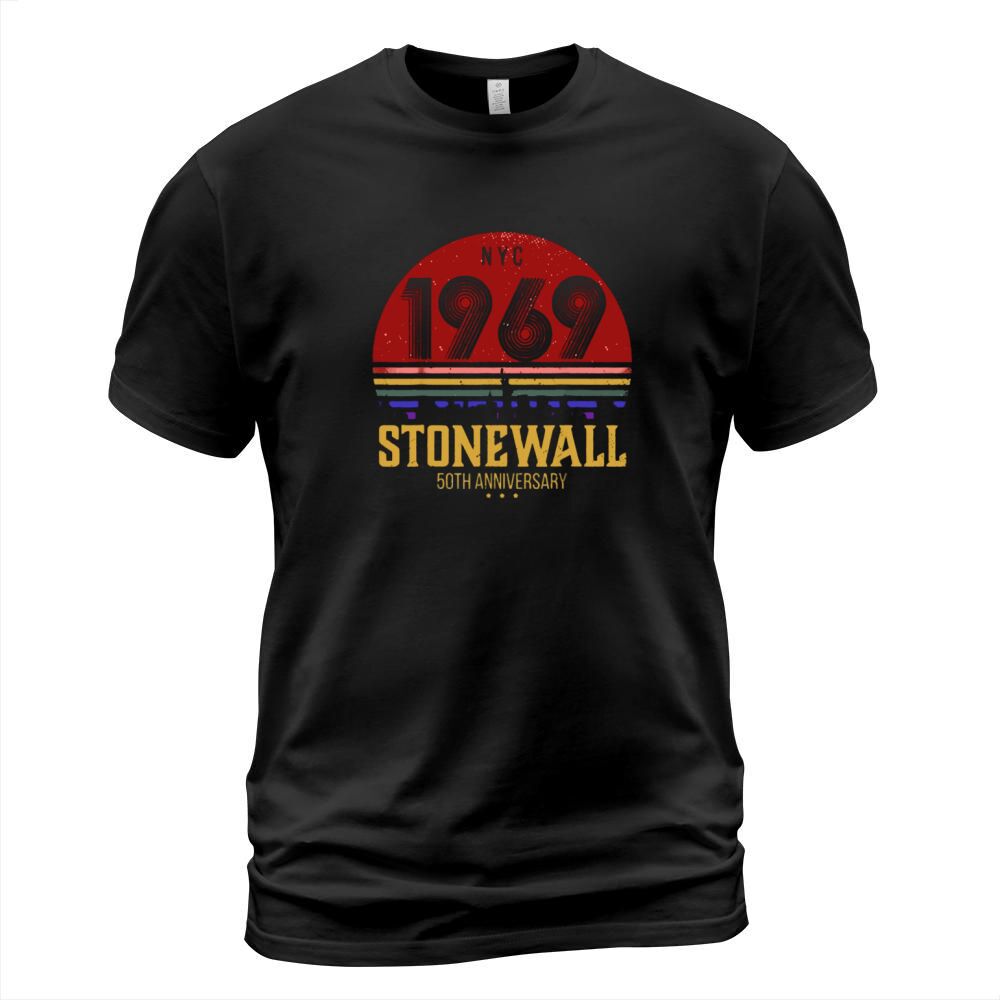 Vintage Rainbow Stonewall 1969 NYC LGBTQ Rights Gay Pride shirt T-Shirt Unisex