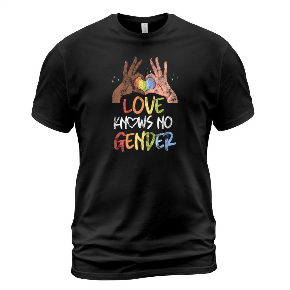 LGBT Pride Rainbow Love Knows No T-Shirt Unisex