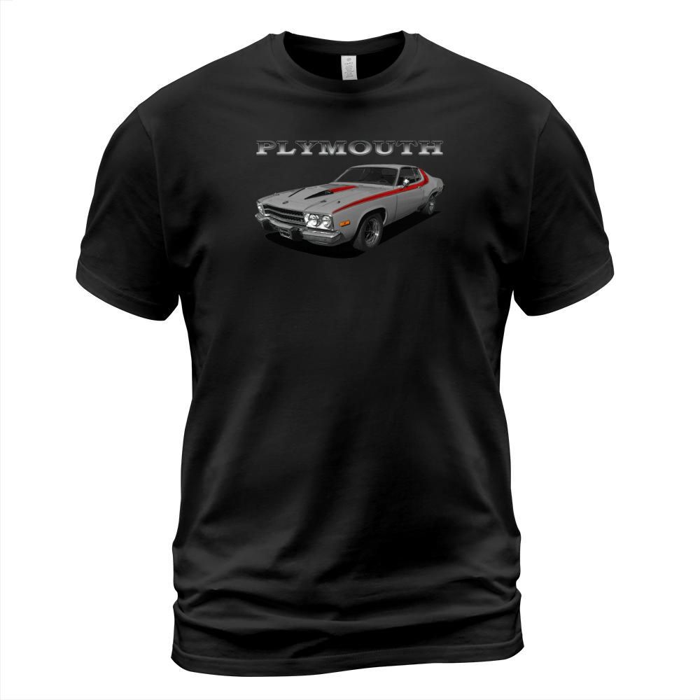 1973 74 Plymouth Road Runner Grey T-Shirt Unisex