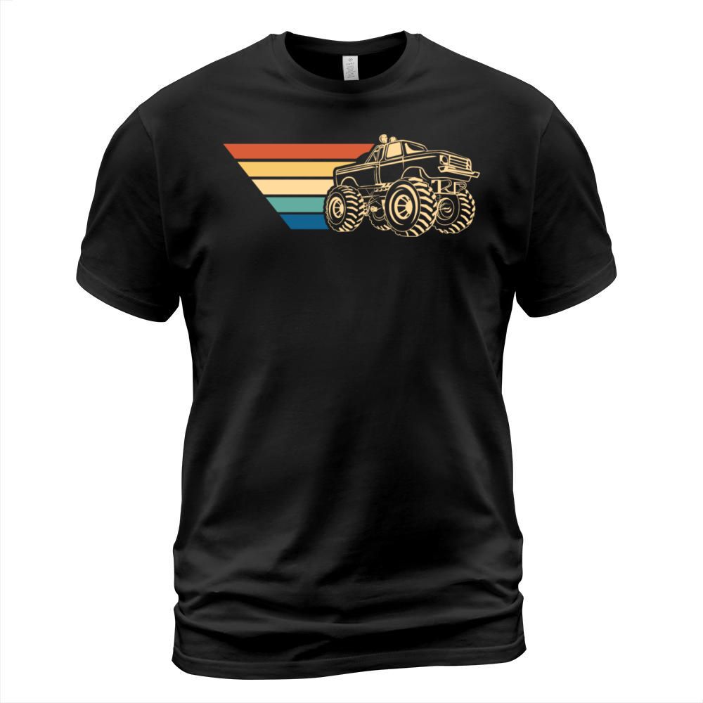 Monster Truck Vintage Boys Men Monster Truck T-Shirt Unisex