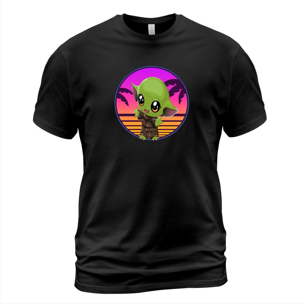 Baby Yoda Retro Vintage T-Shirt Unisex