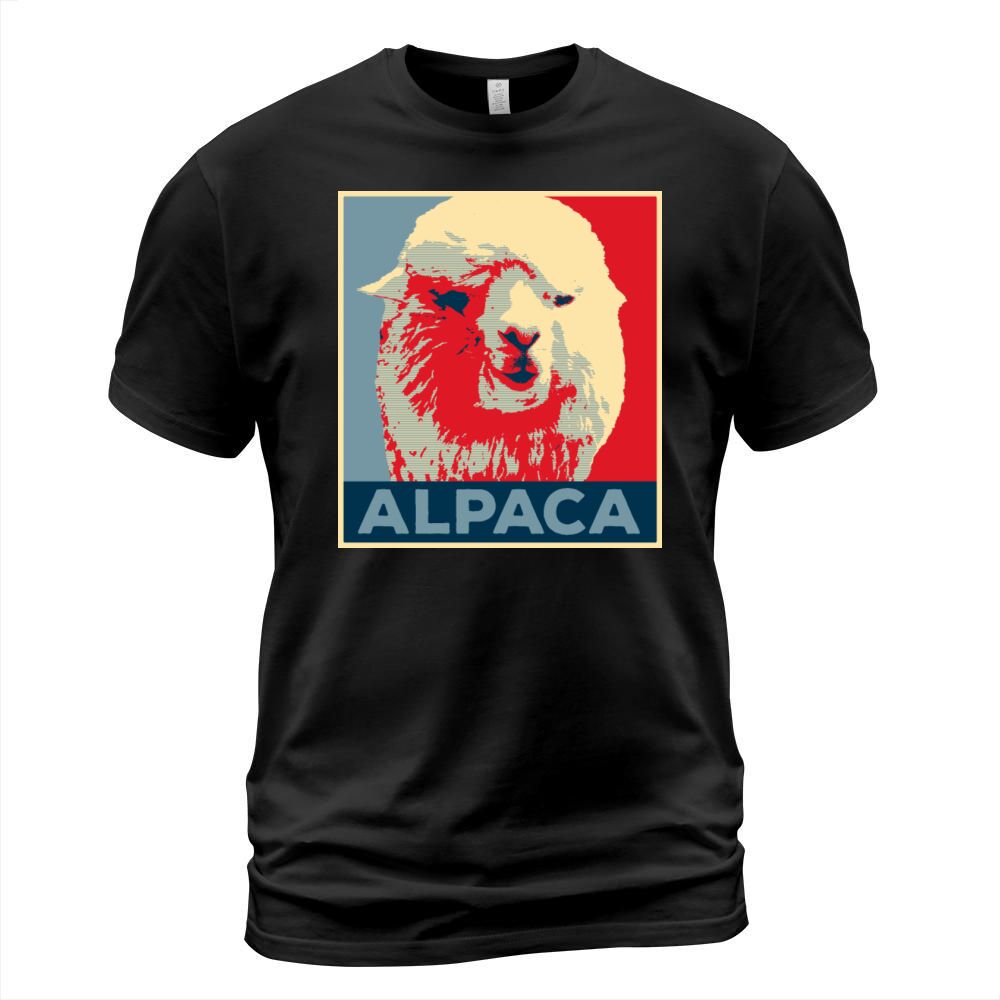 Alpaca Vintage Poster T-Shirt Unisex