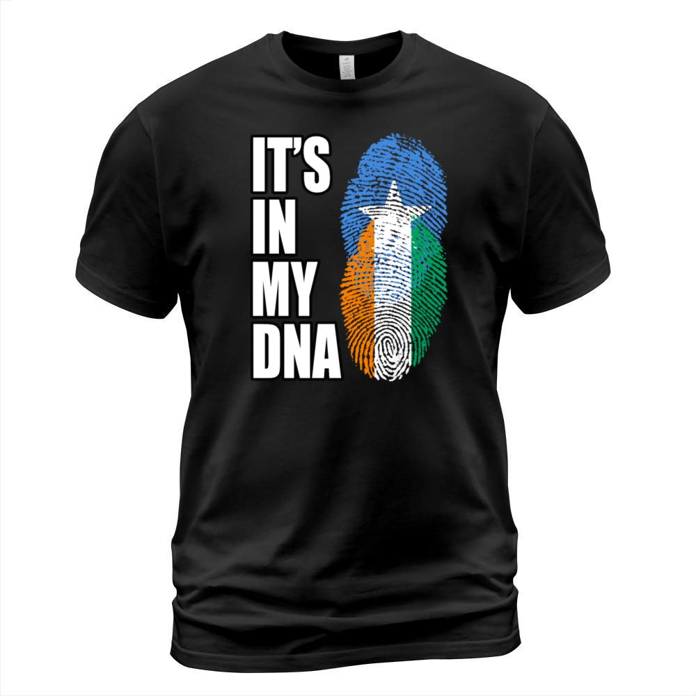 Somali And Ivorian Vintage Heritage DNA Flag T-Shirt Unisex