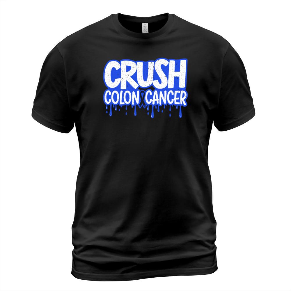 Crush Colon Cancer Awareness World Cancer Day T-Shirt Unisex