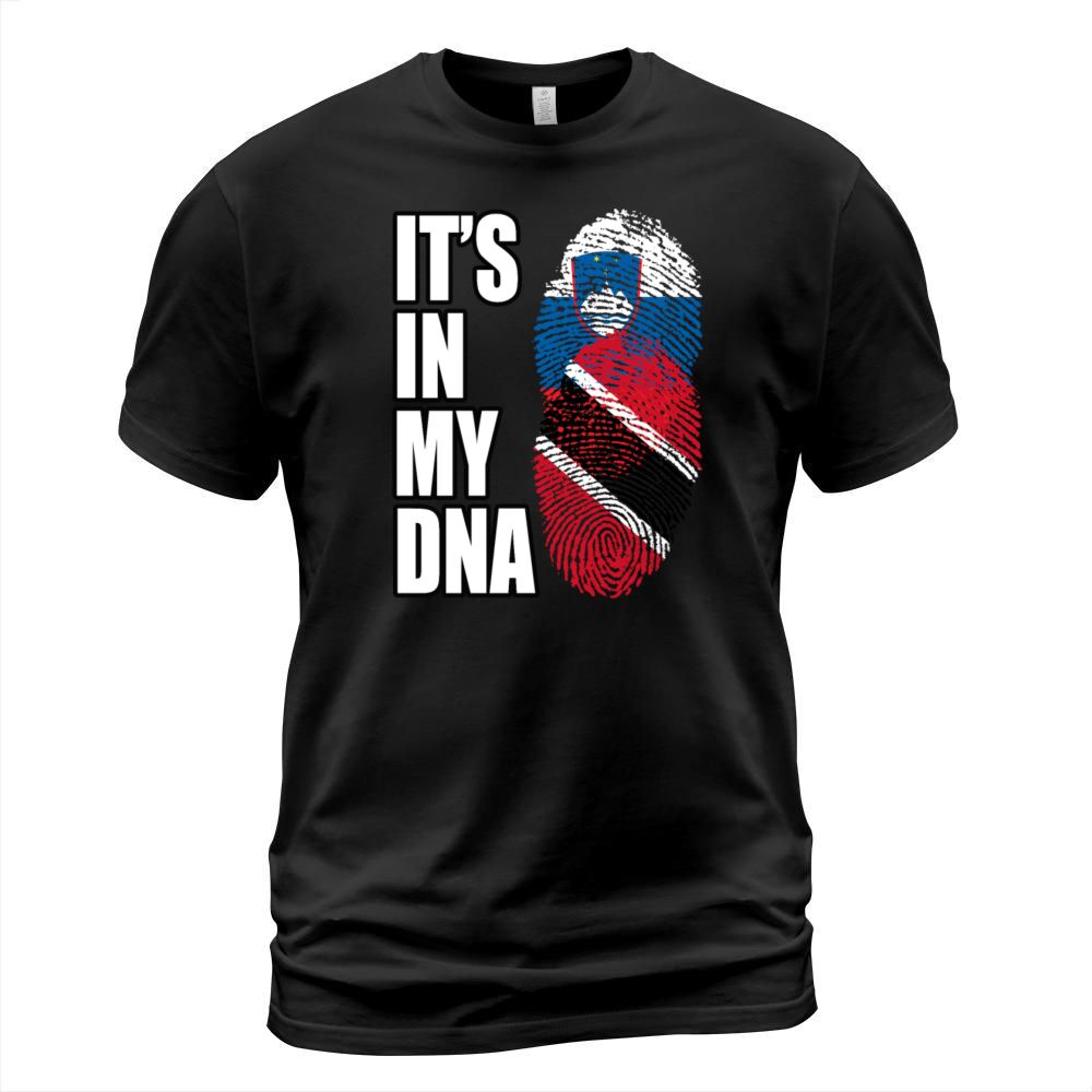 Slovenian And Trinidad Tobago Vintage Heritage DNA T-Shirt Unisex