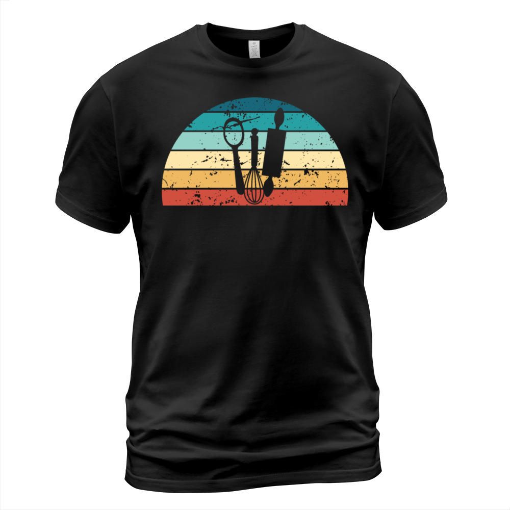 Retro Baking Sunset Vintage Baker Sunrise T-Shirt Unisex