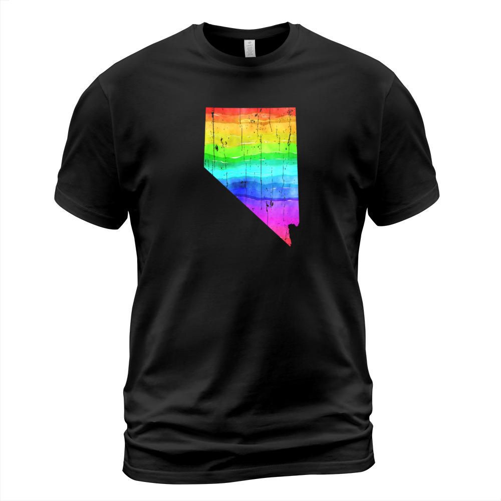 America State Of Nevada Gay Pride LGBT Pride T-Shirt Unisex
