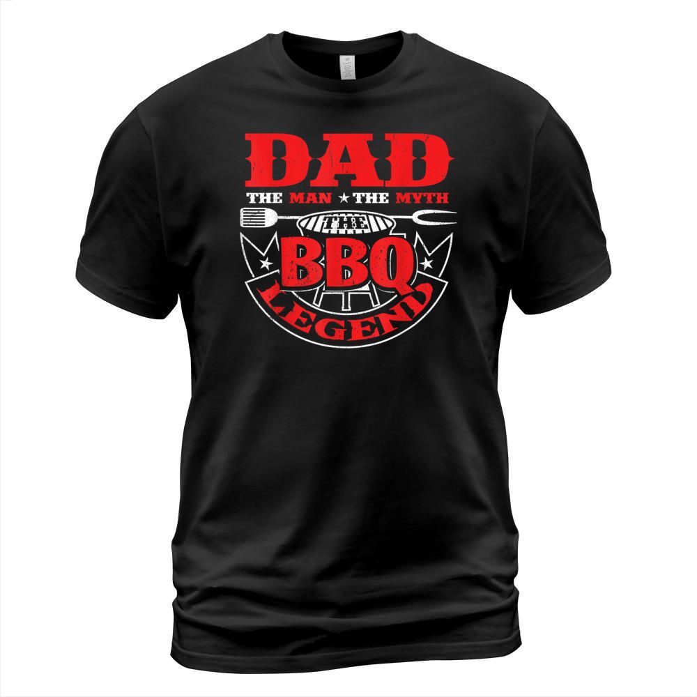 The Man The Myth The BBQ The Legend Smoker Grillin Dad Gifts T-Shirt T-Shirt Unisex