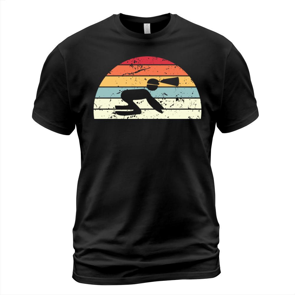 Retro Caving Sunset Vintage Caver Sunrise T-Shirt Unisex