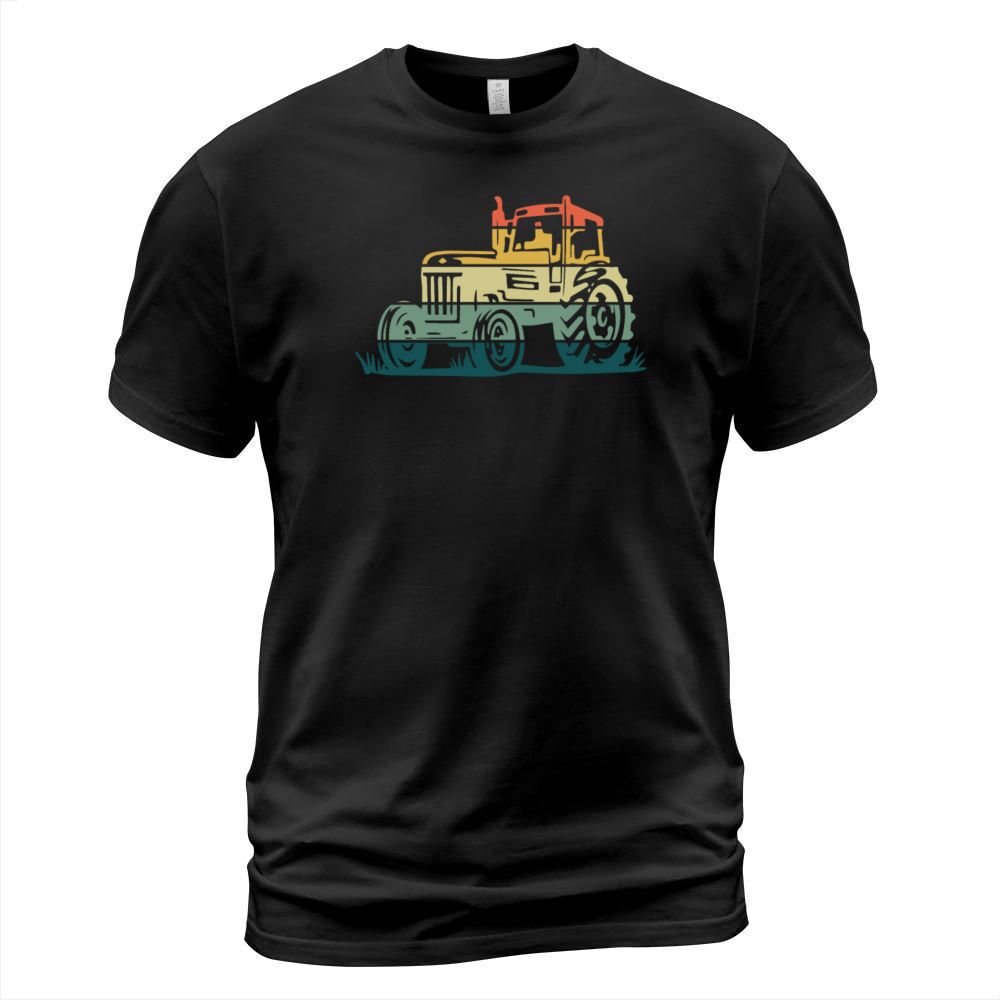 Farm Farmer Rancher Retro Vintage Tractor T-Shirt Unisex