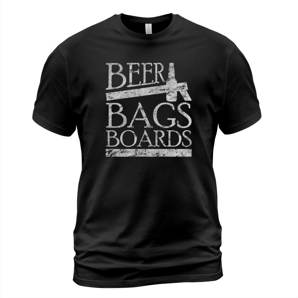 Beer Bags Boards Funny Cornhole T-Shirt T-Shirt Unisex