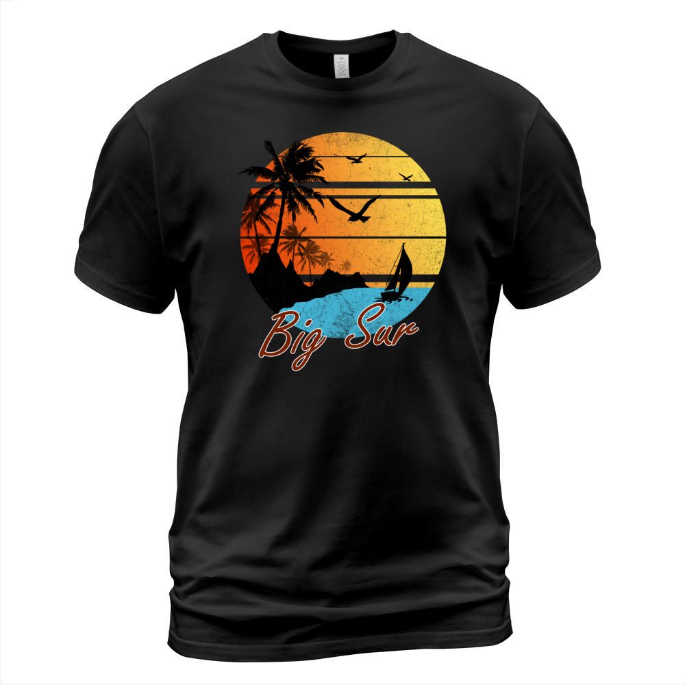 Vintage Big Sur Beach Summer Gift 2020 T-Shirt Unisex