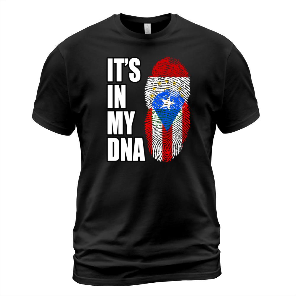 Tajikistani And Puerto Rican Vintage Heritage DNA T-Shirt Unisex