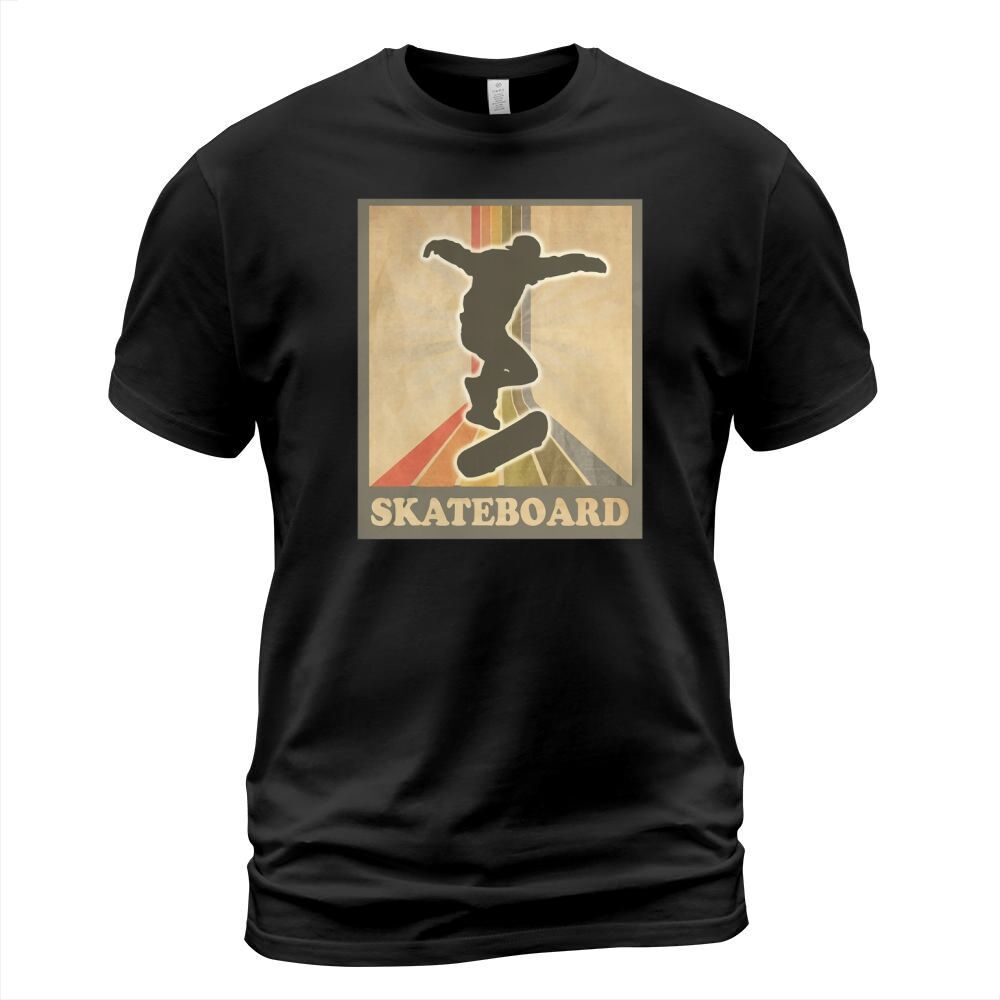 Vintage and Retro Skateboarding Shirt Skateboard Tee T-Shirt Unisex