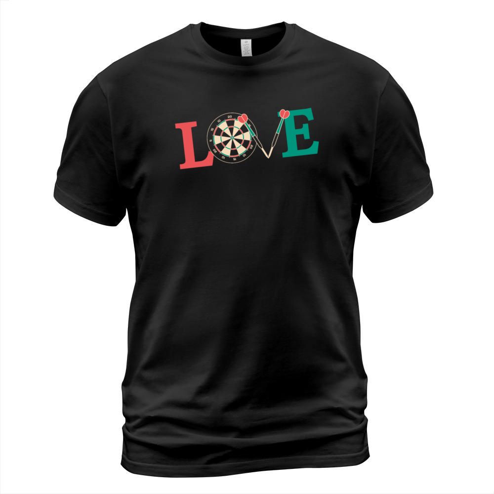 Darts Board Vintage Love T-Shirt Unisex
