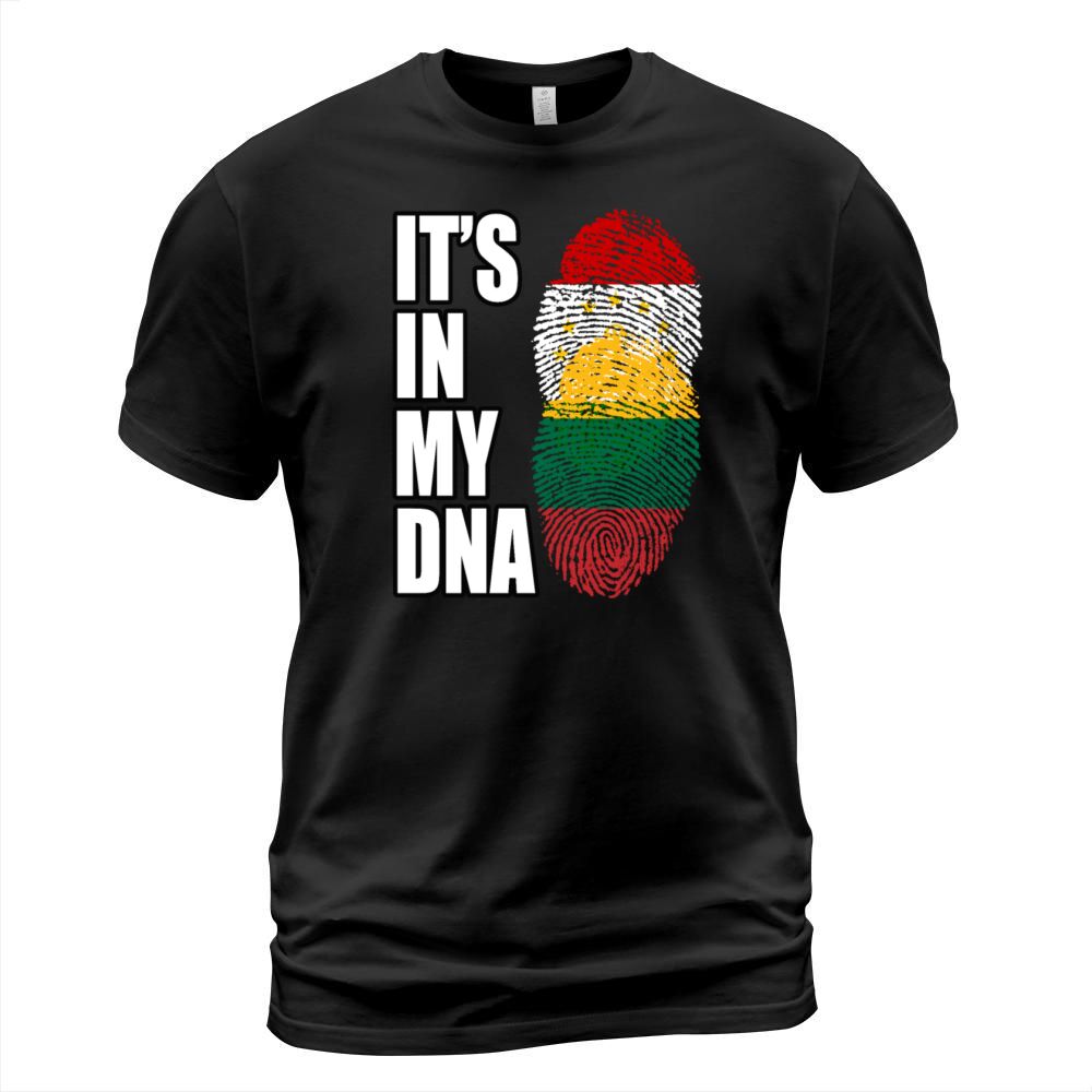 Tajikistani And Lithuanian Vintage Heritage DNA Fl T-Shirt Unisex