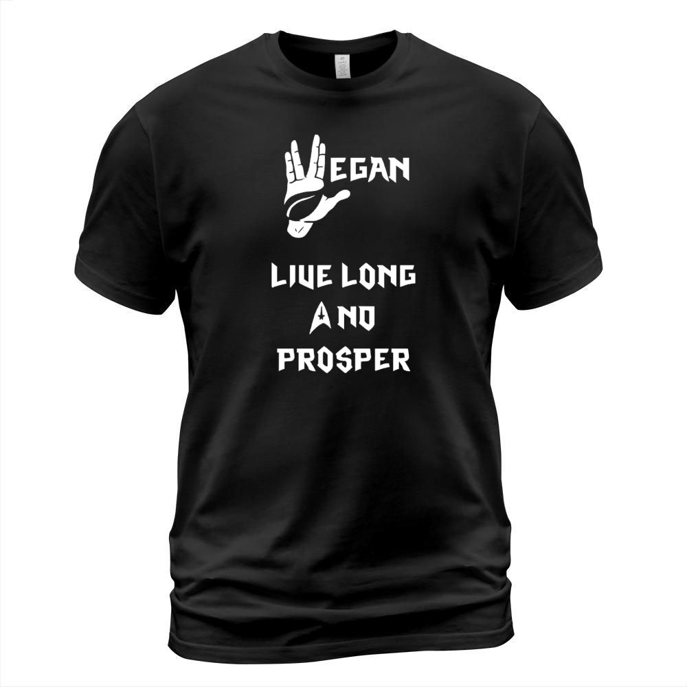 Vegan-live Long And Prosper T-Shirt Unisex