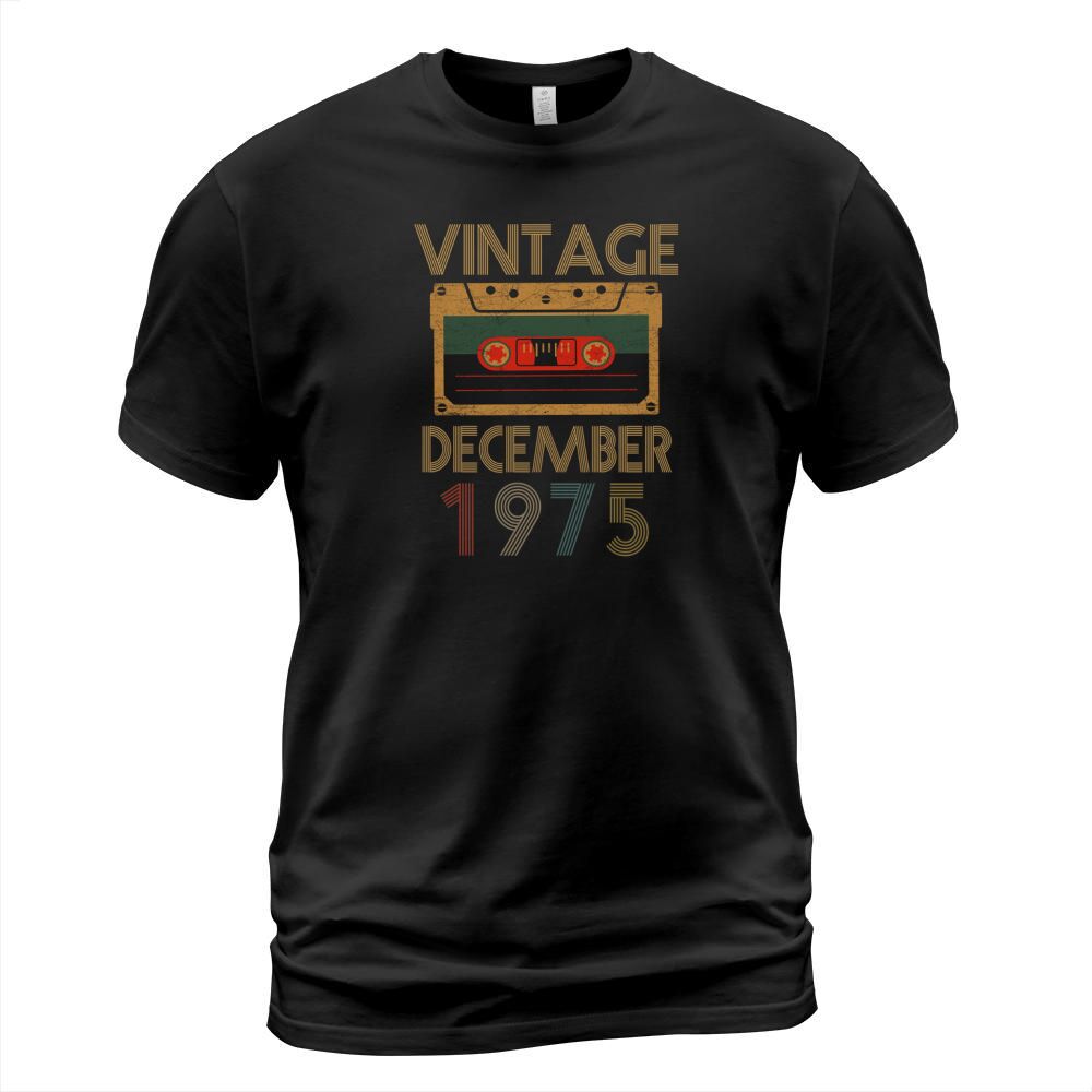 Birthday December 1975 Vintage T-Shirt Unisex