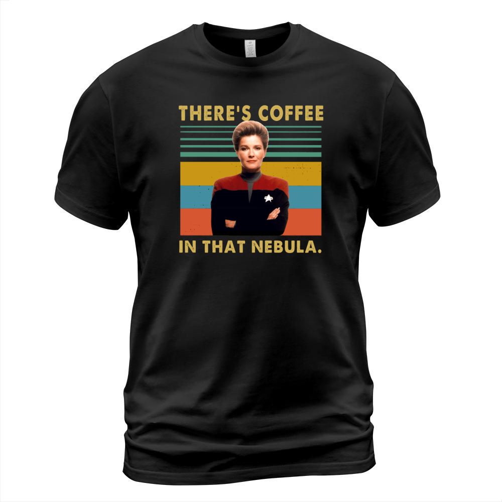 Kate Mulgrew There’s Coffee In That Nebula Vintage shirt T-Shirt Unisex