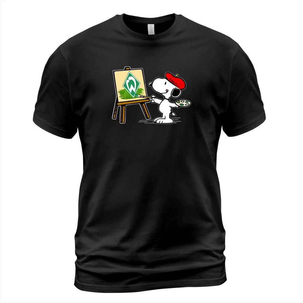 Snoopy drawing Werder Bremen T-Shirt Unisex
