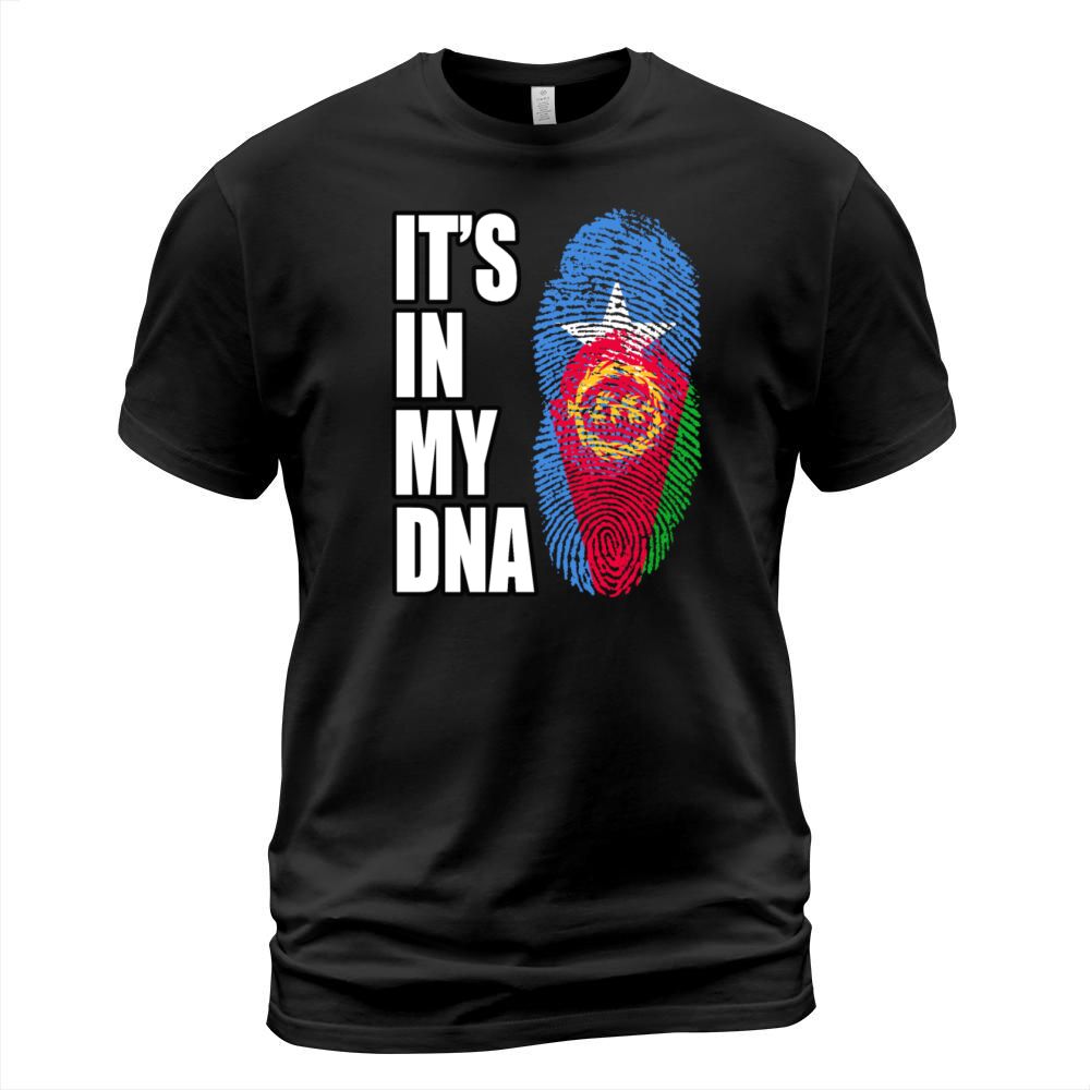 Somali And Eritrean Vintage Heritage DNA Flag T-Shirt Unisex