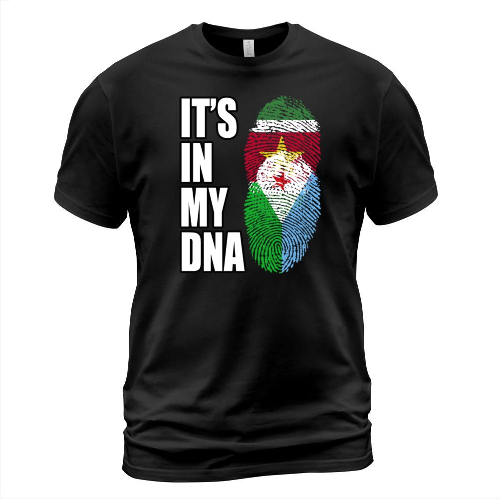 Surinamese And Djiboutian Vintage Heritage DNA Fla T-Shirt Unisex
