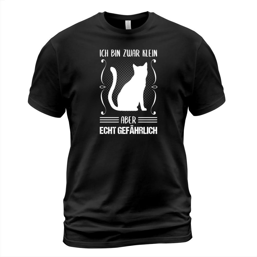 Cat Small But Dangerous Funny Quote Gift T-Shirt Unisex