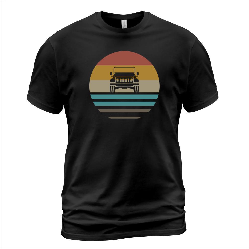 Vintage Jeeps Retro 70s Distressed Off Road T-Shirt Unisex