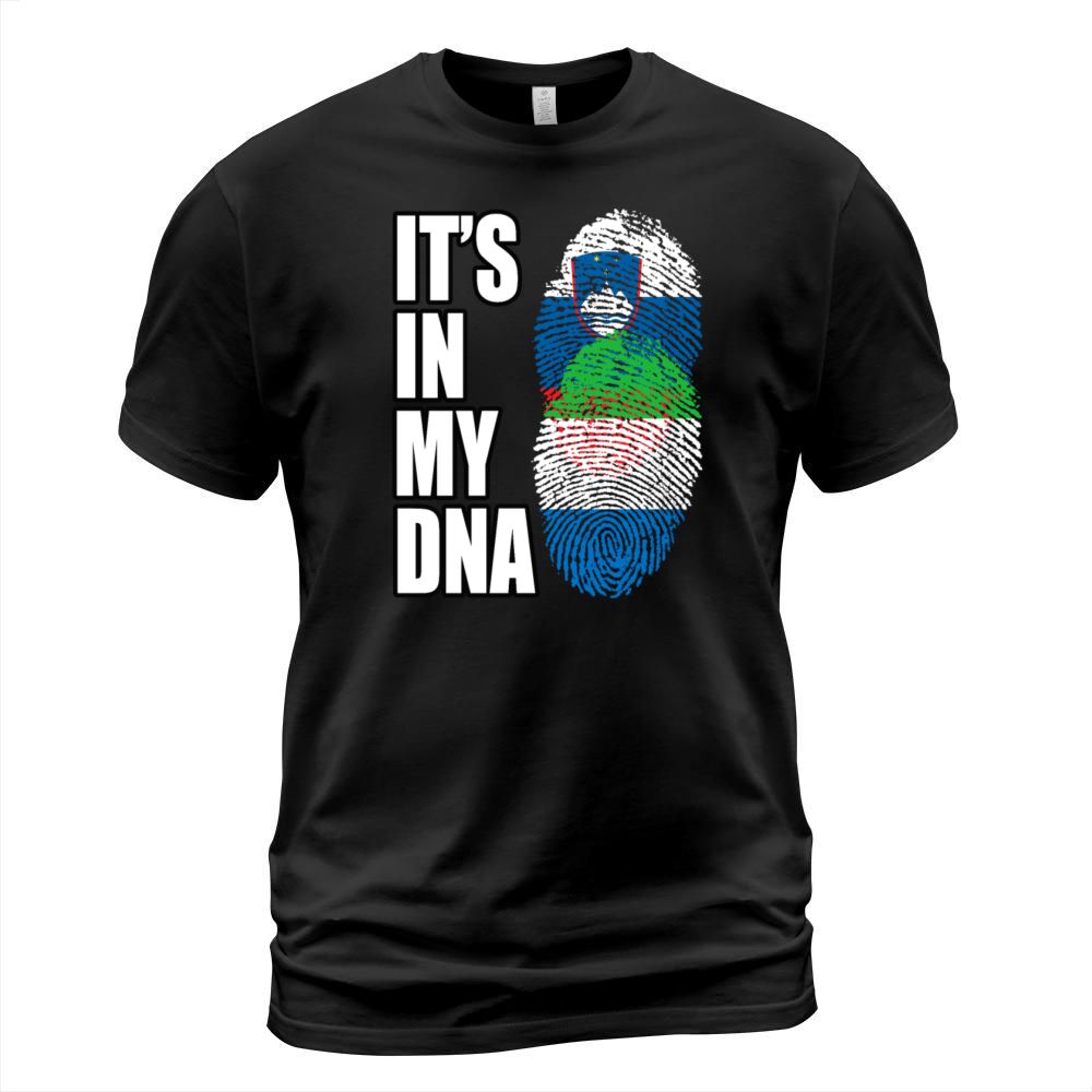 Slovenian And Sierra Leonean Vintage Heritage DNA T-Shirt Unisex