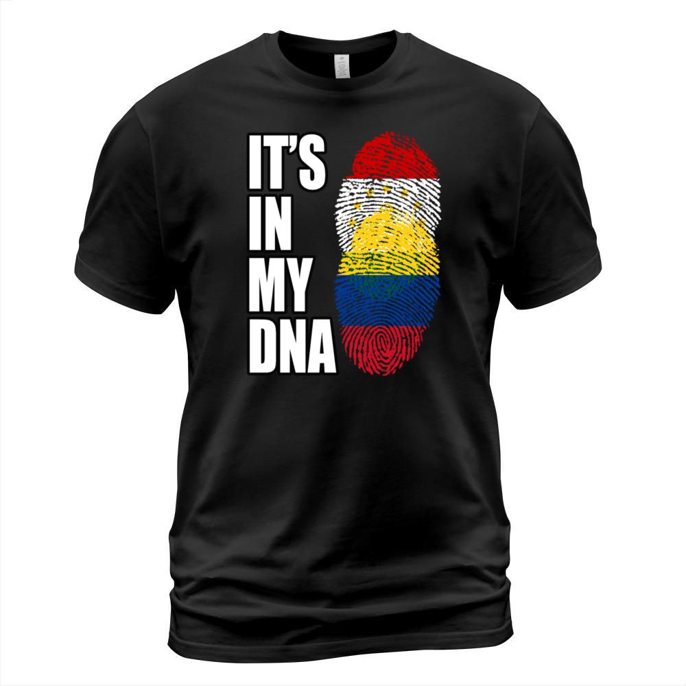 Tajikistani And Colombian Vintage Heritage DNA Fla T-Shirt Unisex