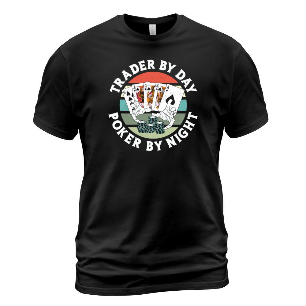 Poker Cards Vintage Retro Trader T-Shirt Unisex