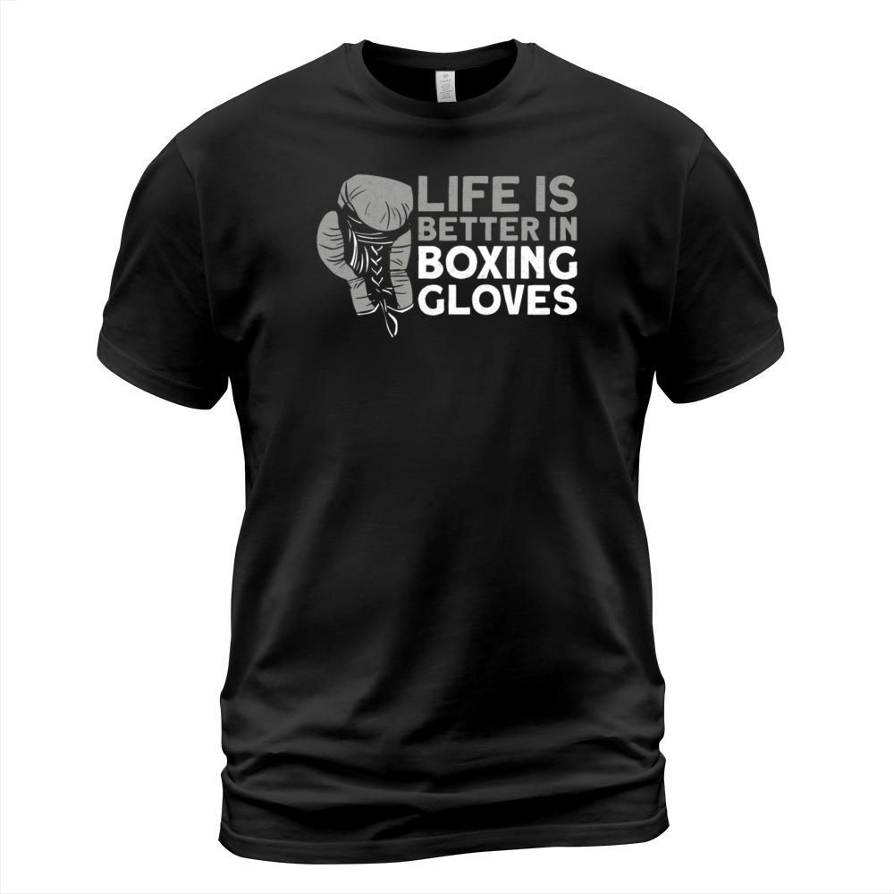 Boxing Gloves Vintage Life Is T-Shirt Unisex