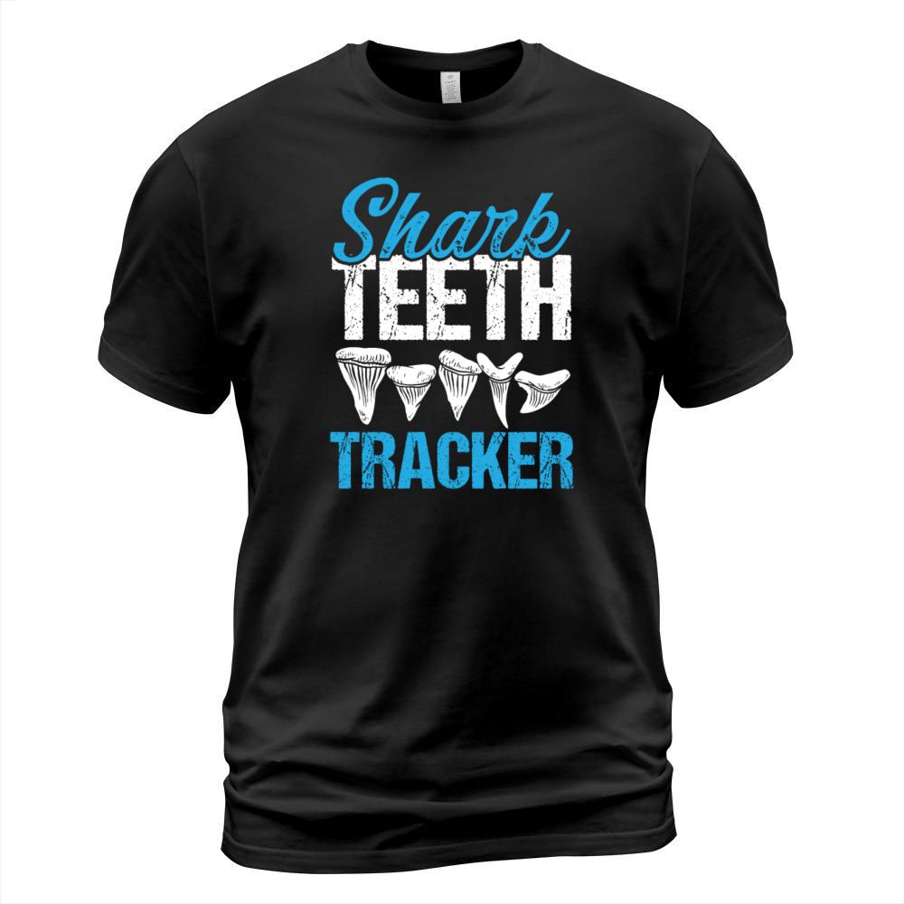 Shark Teeth Hunter Vintage Shark Teeth Tracker T-Shirt Unisex