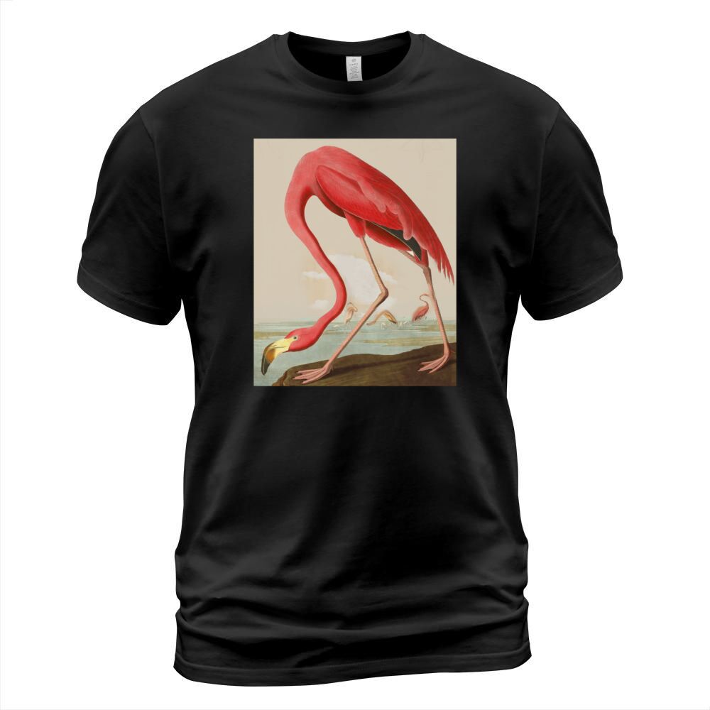 American Flamingo – The Birds Of America By Audubon shirt T-Shirt Unisex