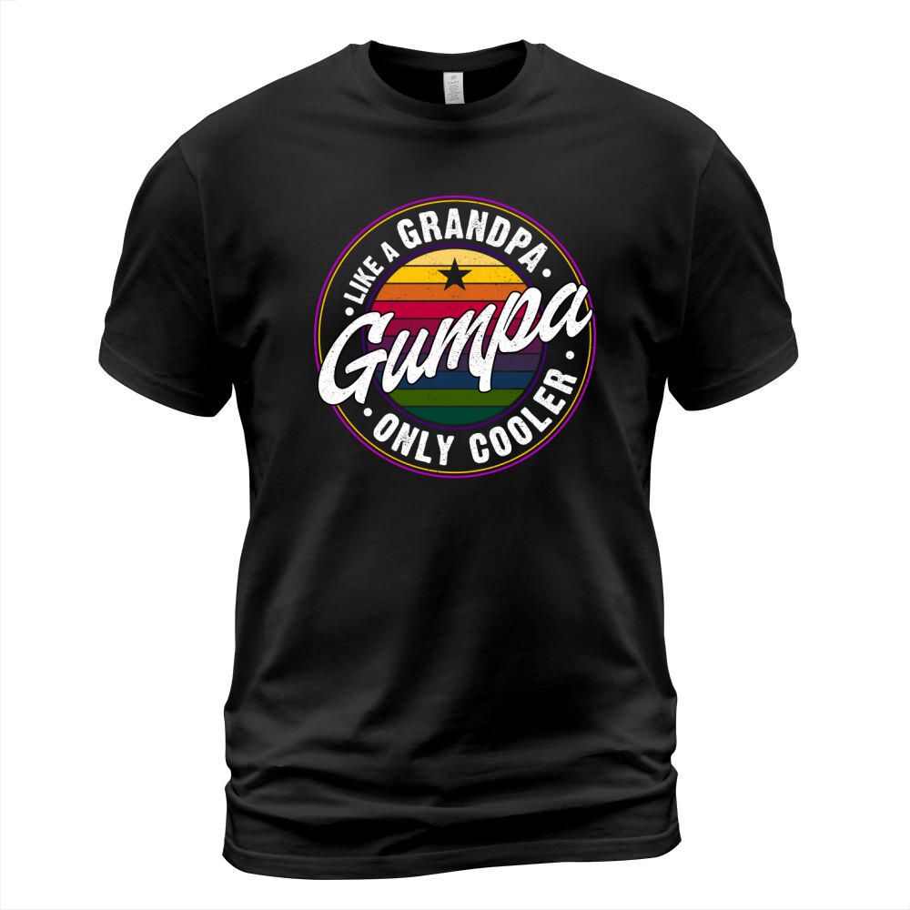 Gumpa Like A Grandpa Only Cooler Vintage Funny Gift T-Shirt Unisex