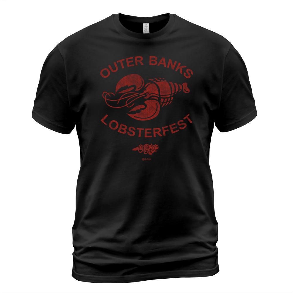 Outer Banks Lobsterfest OBX Retro Vintage Red T-Shirt Unisex