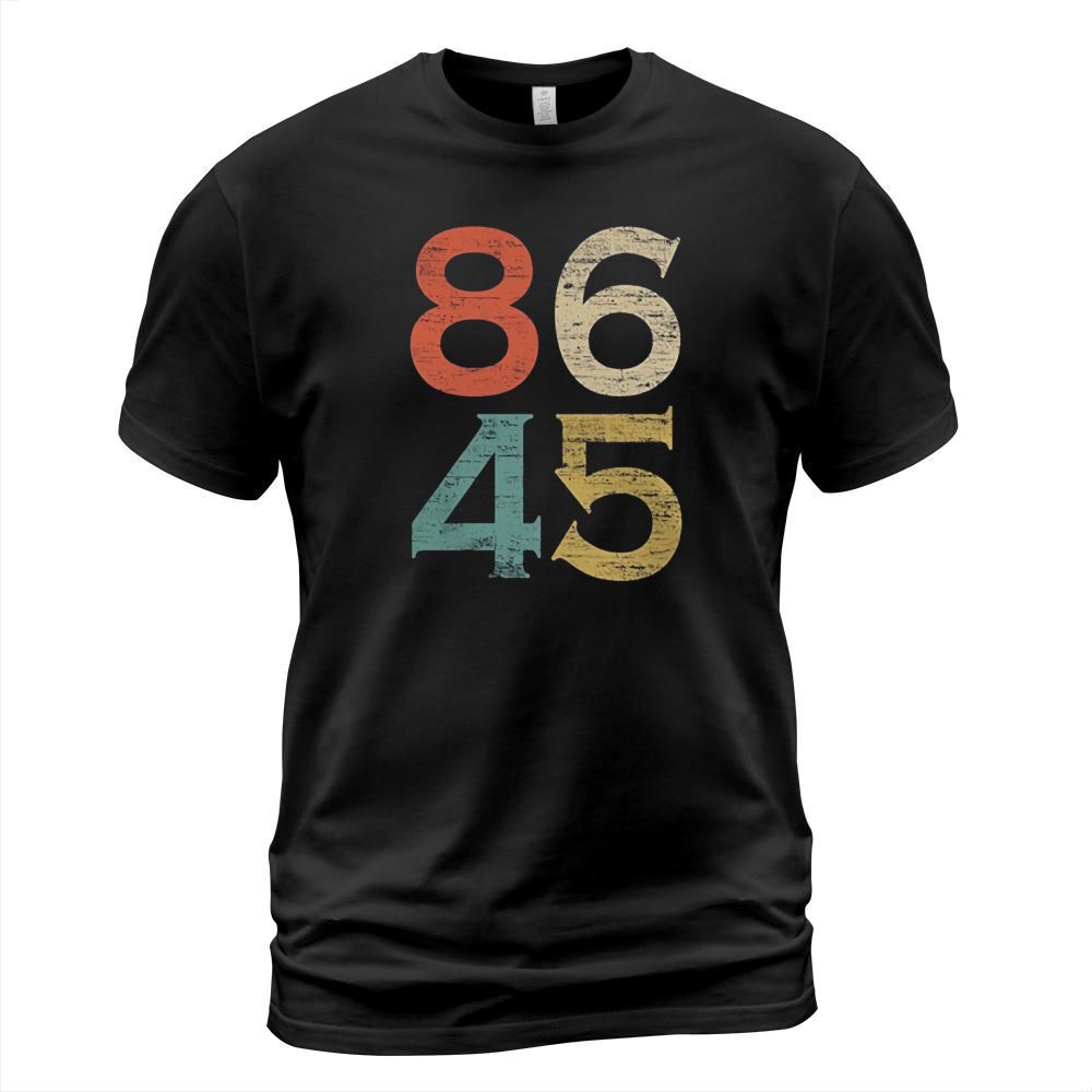 Classic Vintage Style 86 45 Anti Trump T-Shirt T-Shirt Unisex