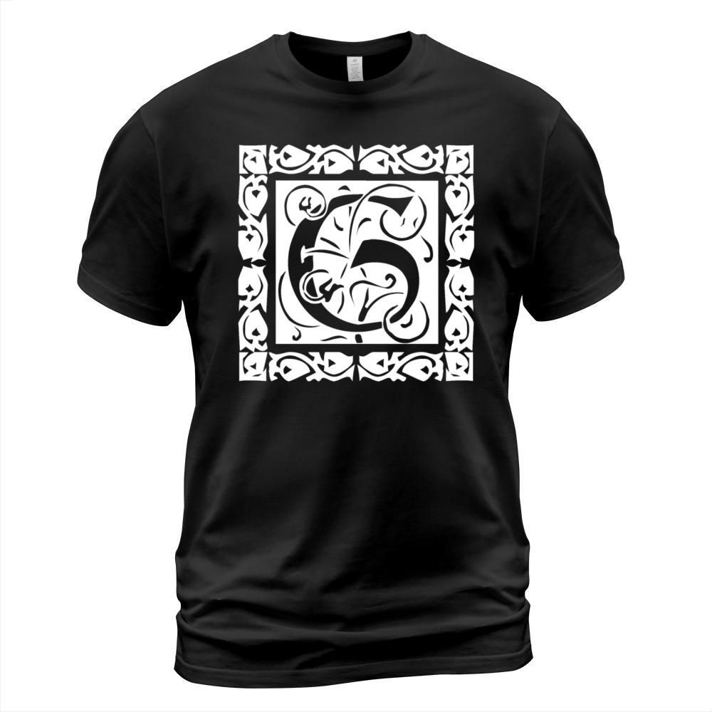 G Capital Letter Initial Monogram Alphabet Name T-Shirt Unisex