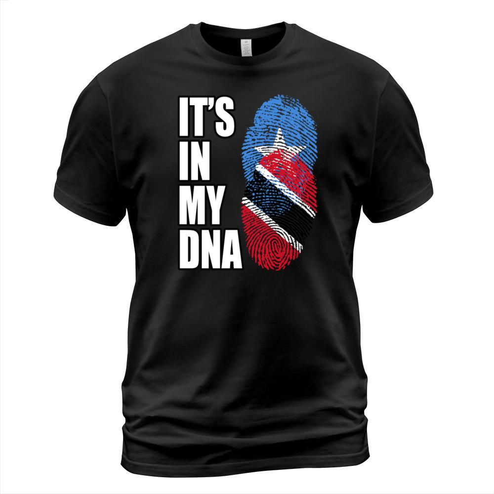 Somali And Trinidad Tobago Vintage Heritage DNA Fl T-Shirt Unisex