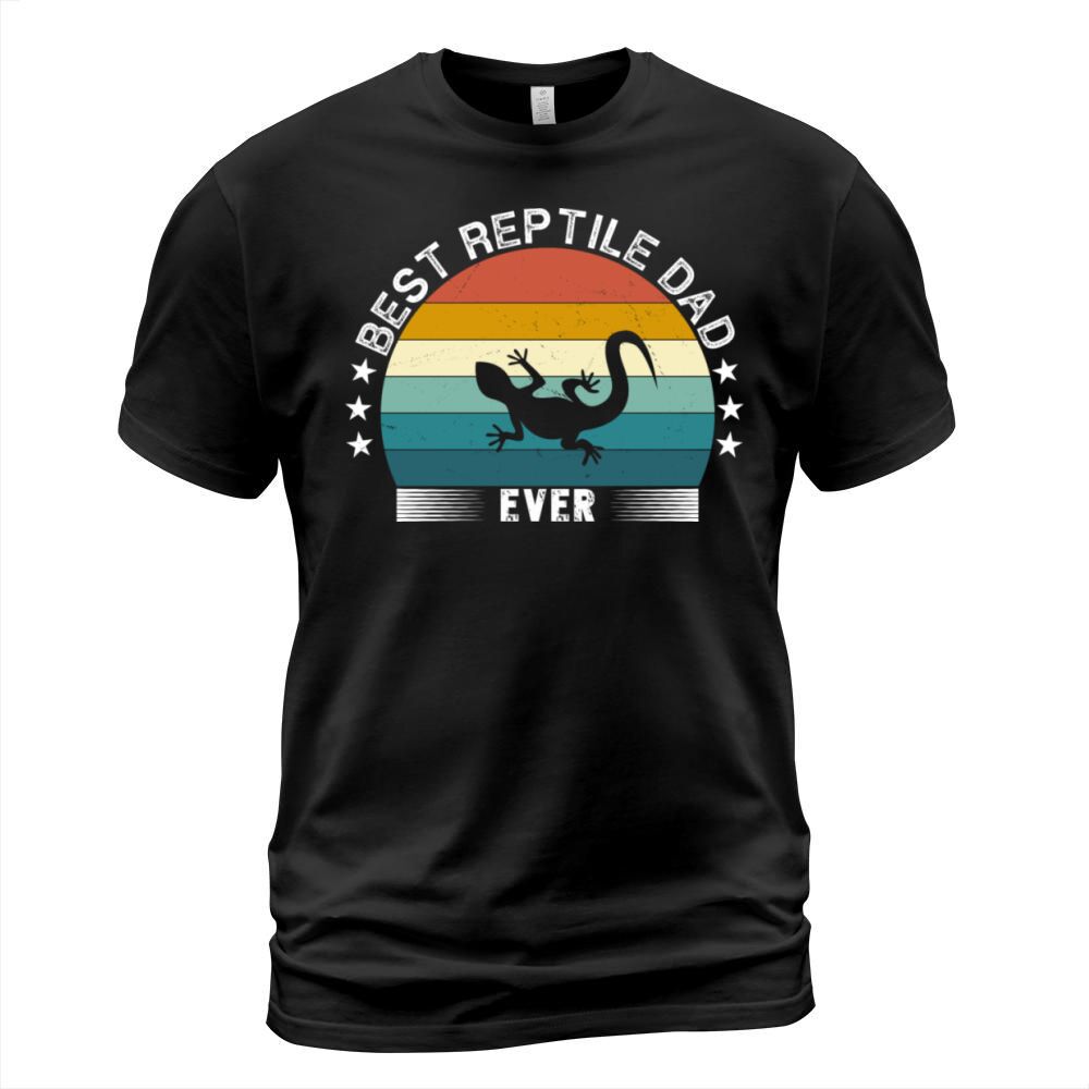 Best Reptile Dad Ever Funny Lizard T-Shirt Unisex