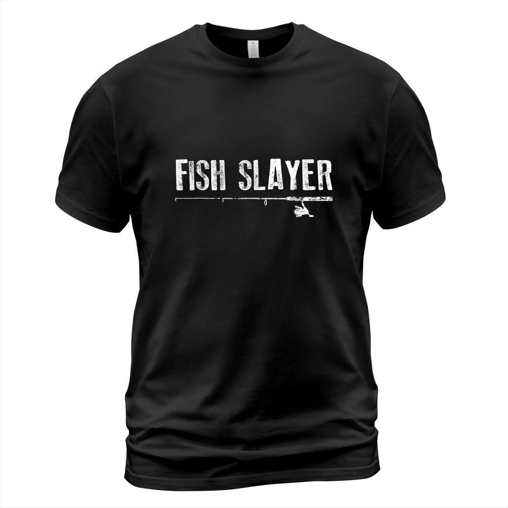 Funny Fishing Shirt Fish Slayer Fathers Day Gift - Unisex Long Sleeve T-Shirt Unisex