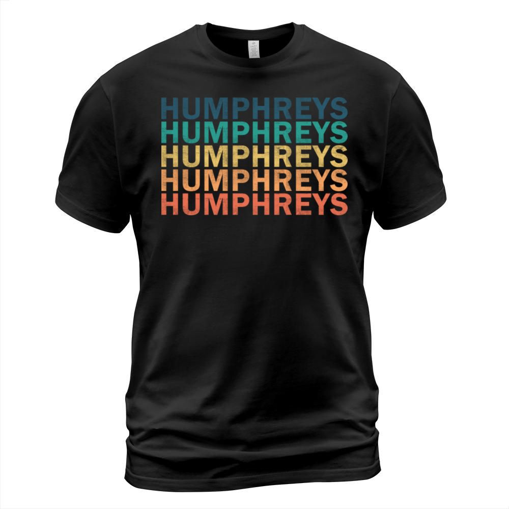 Humphreys Name T Shirt - Humphreys Vintage Retro N T-Shirt Unisex